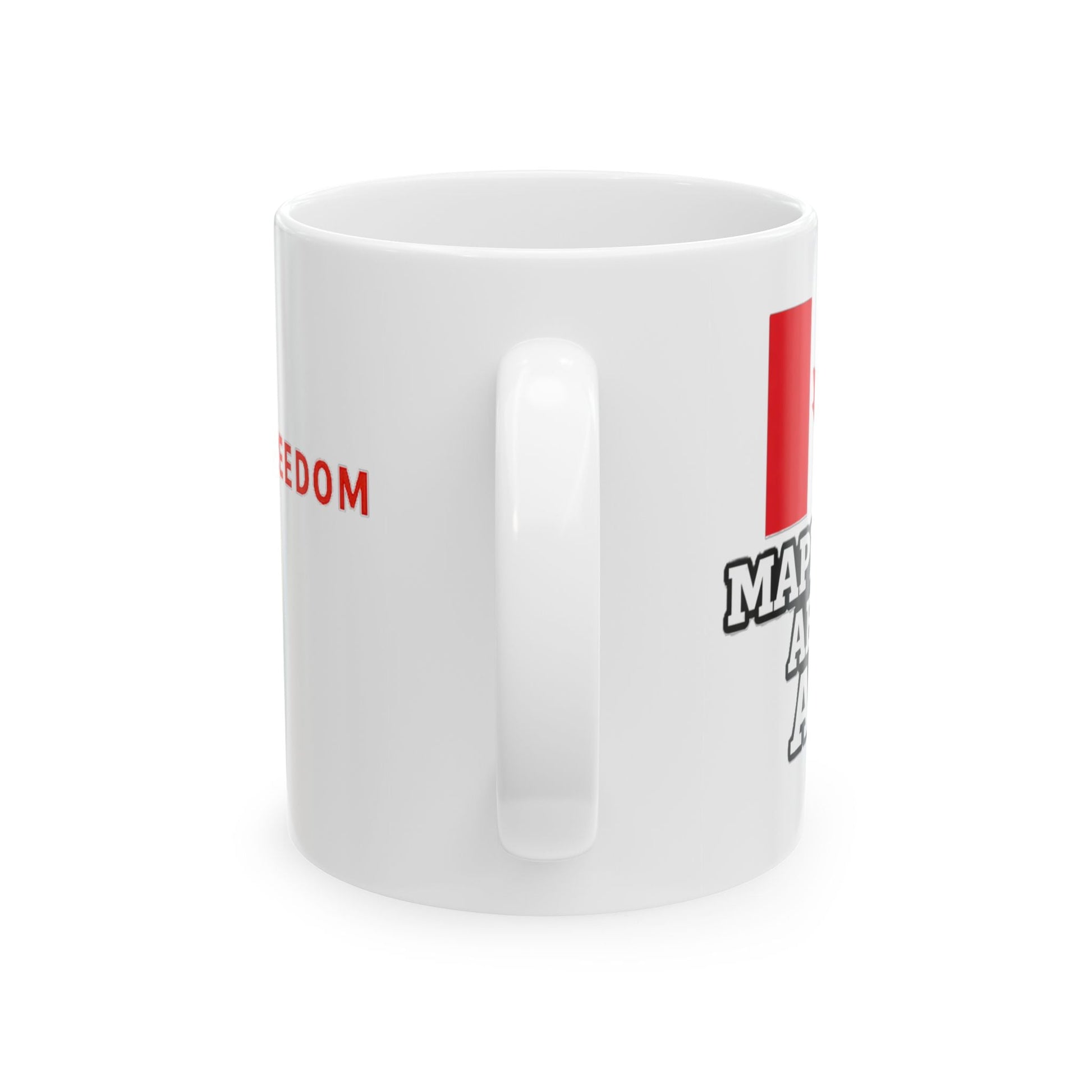 North of Freedom Ceramic Mug, (11oz, 15oz) Printify