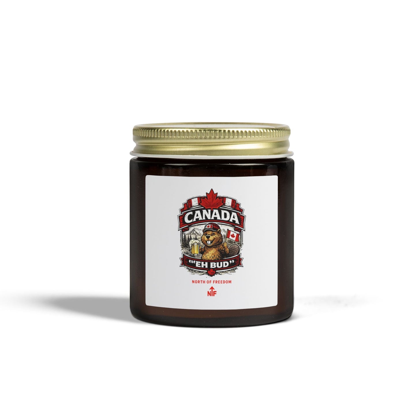 North of Freedom EH Bud Scented Candles, Coconut Apricot Wax (4oz, 9oz) Printify